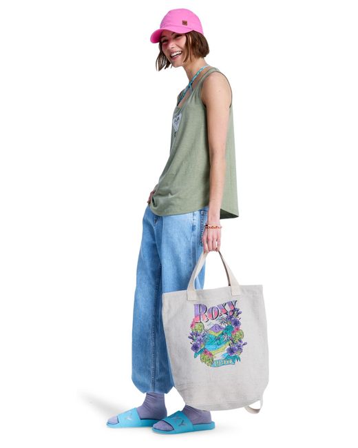 Roxy Blue Rucksack Drink The Wave