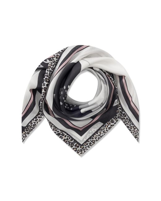 Codello Metallic Seidentuch Mit Elefantenmotiv