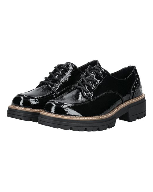 Mustang Black Schnürschuh