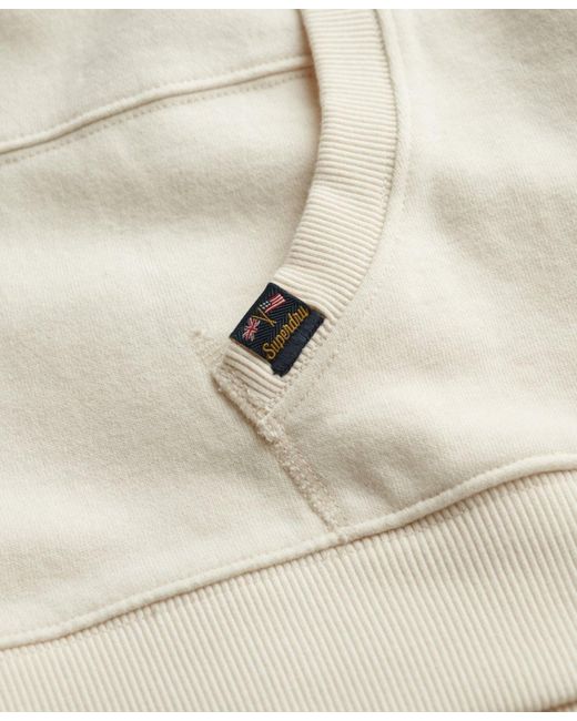 Superdry Natural Sweatshirt 'Athletic Essentials'