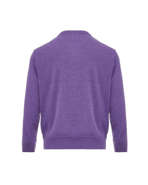 Jalene Purple Pullover