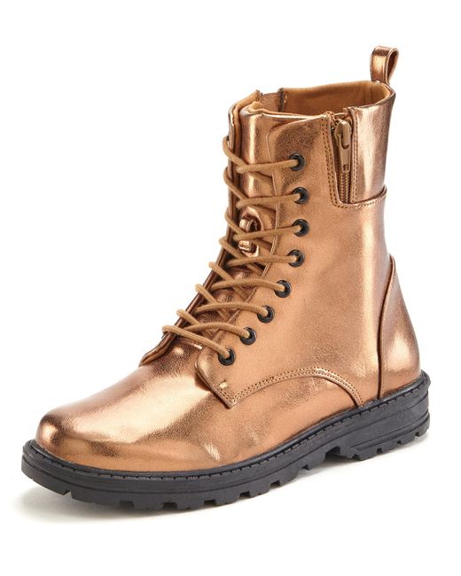 Lascana Brown Schnürstiefelette