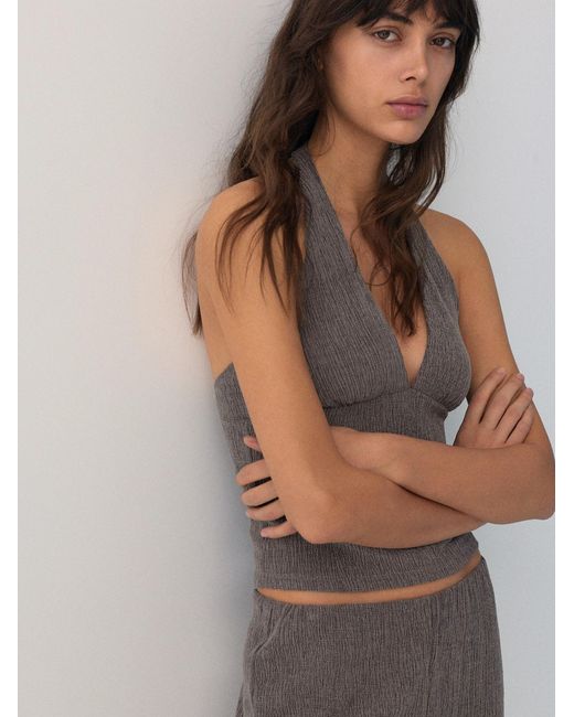 Pull&Bear Brown Top