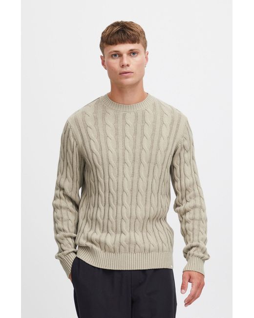 Solid Pullover in White für Herren
