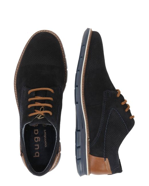 Bugatti Schnürschuh in Black für Herren