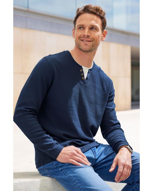 H.i.s. Pullover in Blue für Herren