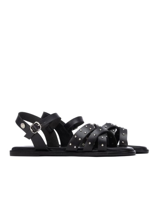 Refresh Black Sandale