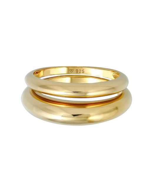 Elli Premium Metallic Ring Set