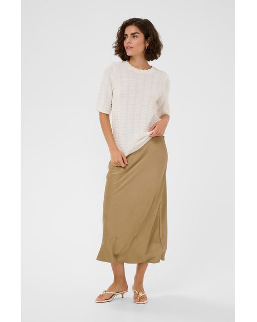 Kaffe White Pullover Kalotus