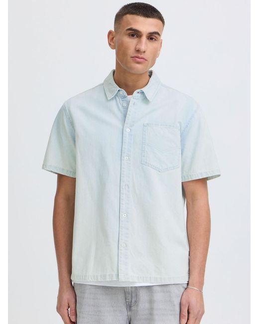 Solid Jeanshemd Sdrogue in White für Herren