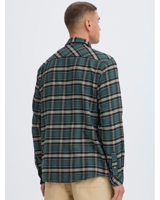 Solid Langarmhemd Sdsteve in Green für Herren