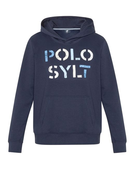 Polo Sylt Sweatshirt Basic in Blue für Herren