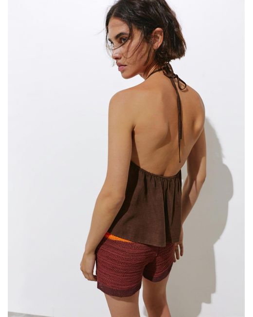 Pull&Bear Brown Top Pacific