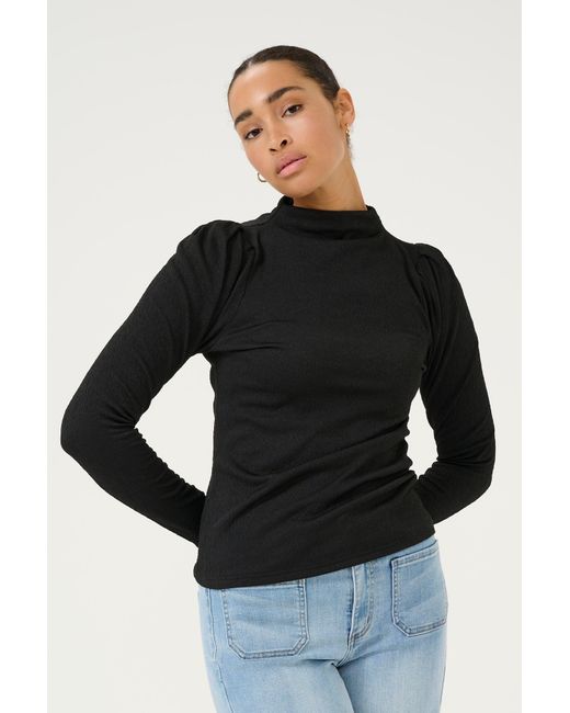 Kaffe Black Bluse Ka Robin