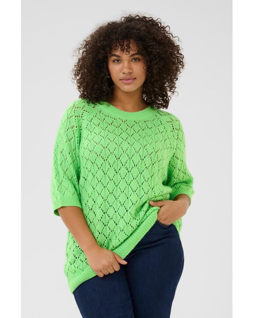 Kaffe Green Pullover Kcmika