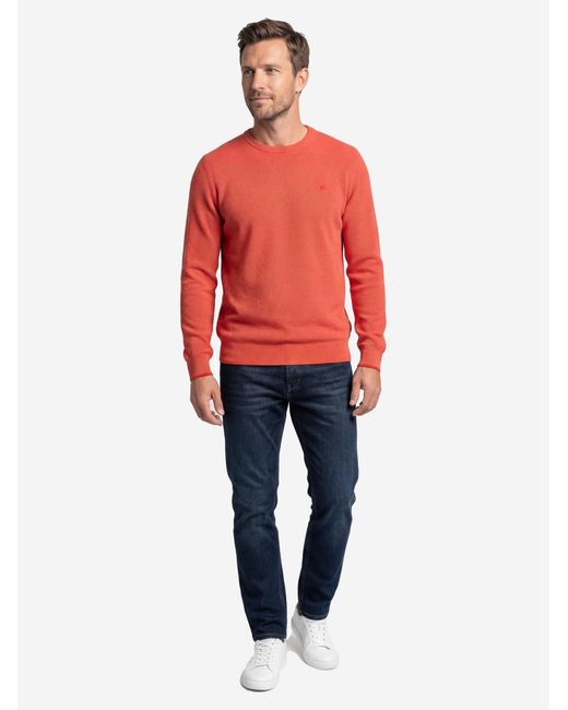 Lerros Pullover Basic in Red für Herren