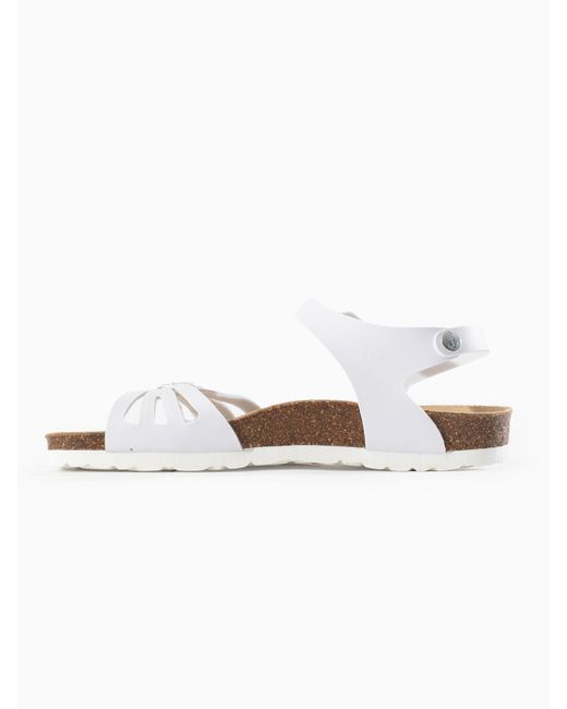 Bayton White Sandale 'Eos'