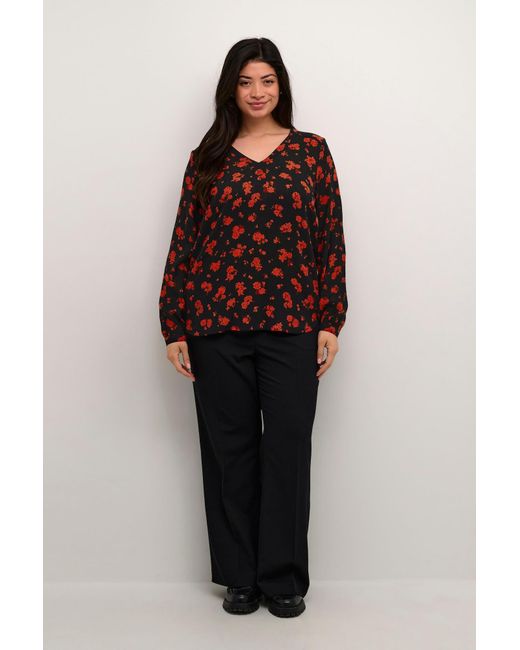 Kaffe Red Bluse Aami