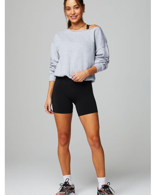 Fabletics Blue Pullover Year Round Terry