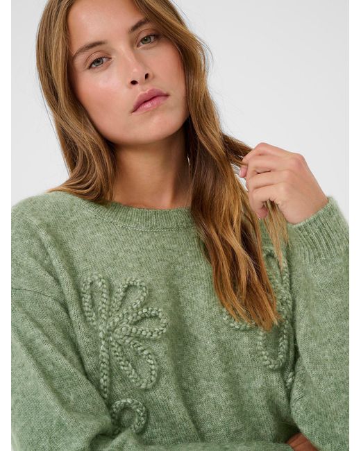 Kaffe Green Pullover Kamelania