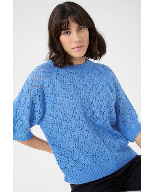 Kaffe Blue Pullover Kanika