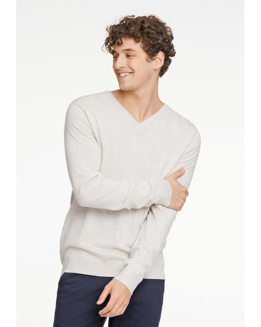 Lindbergh Pullover in Natural für Herren