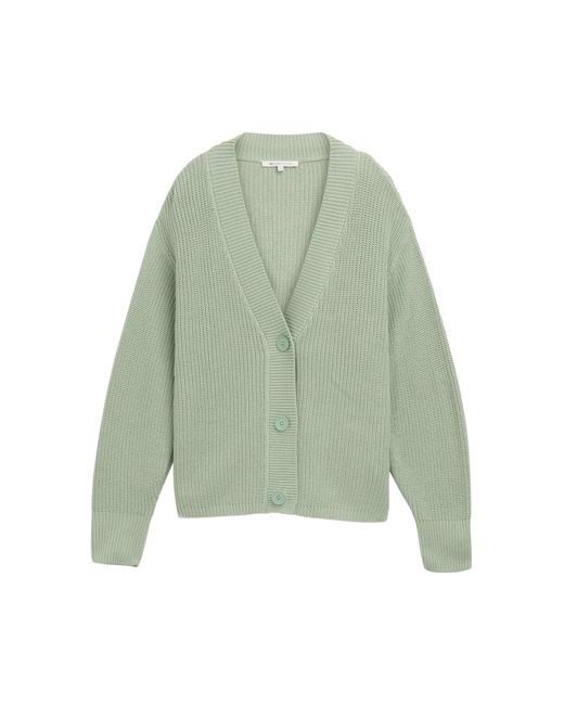 Tom Tailor Green Strickjacke