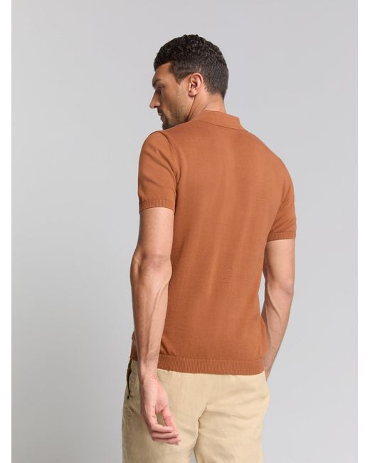 No Excess Poloshirt in Brown für Herren