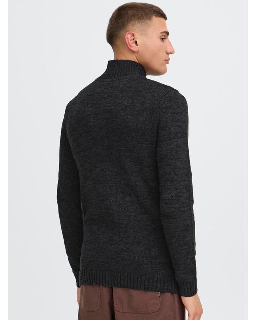 Solid Pullover Sdrichart in Black für Herren