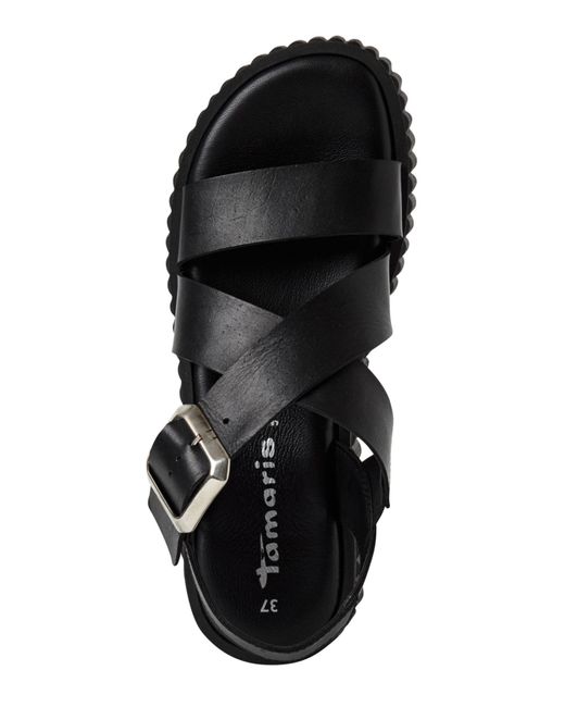 Tamaris Black Sandale