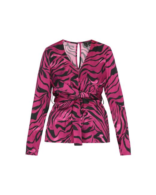 faina Purple Bluse