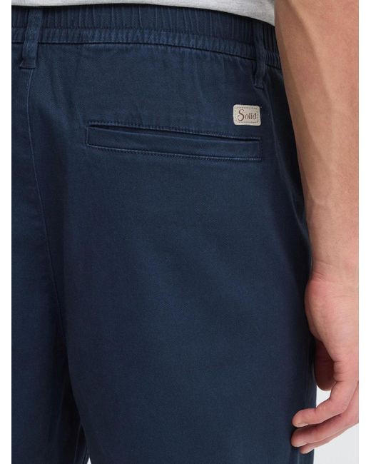 Solid Chinoshorts Sdgibboni Stretch in Blue für Herren