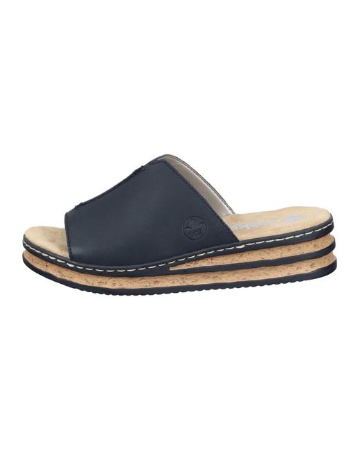 Rieker Blue Pantolette Basic