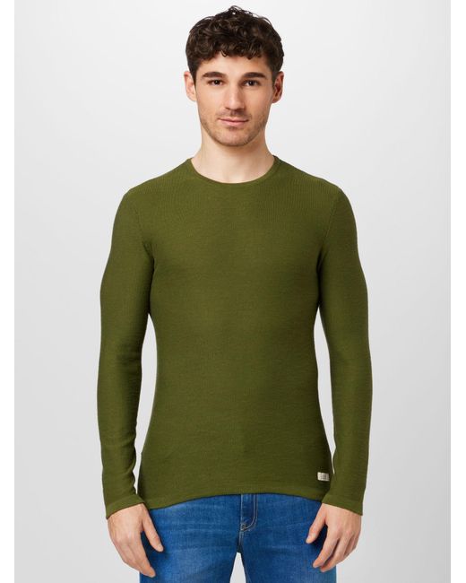 Blend Strickpullover in Green für Herren