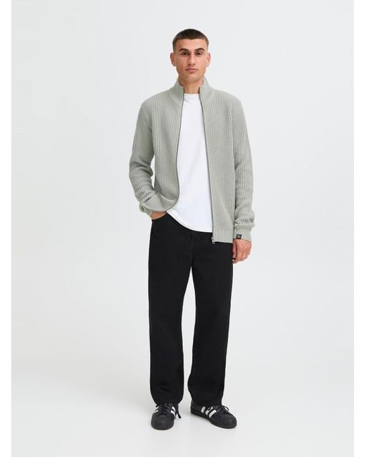 Solid Strickjacke Arno in Gray für Herren