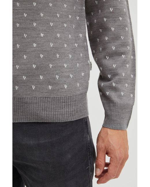 11 Project Strickpullover in Gray für Herren
