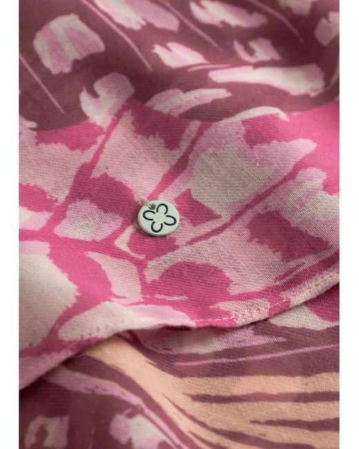 Codello Pink Loop-Schal Tuch Schmetterlingsmotiv