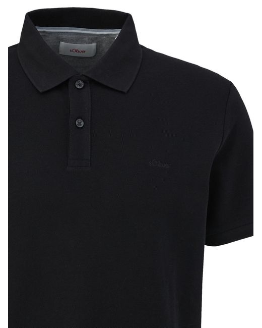 S.oliver Shirt Basic in Black für Herren