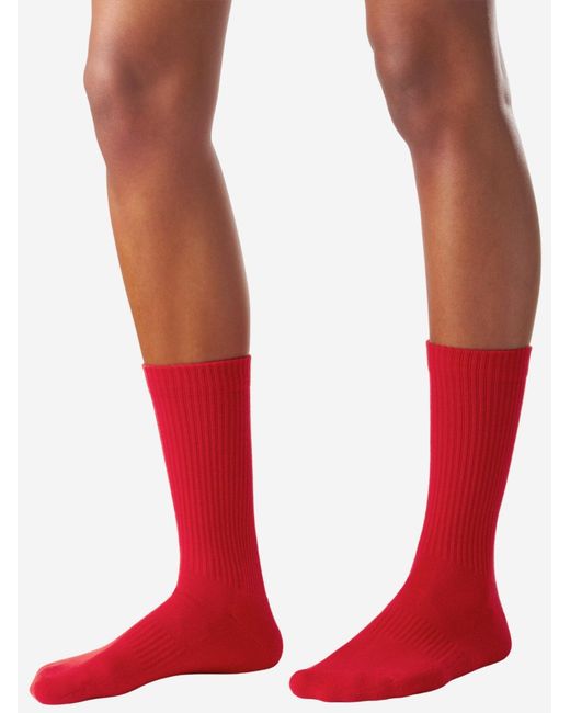 von Jungfeld Socken Einfarbige Classics in Red für Herren