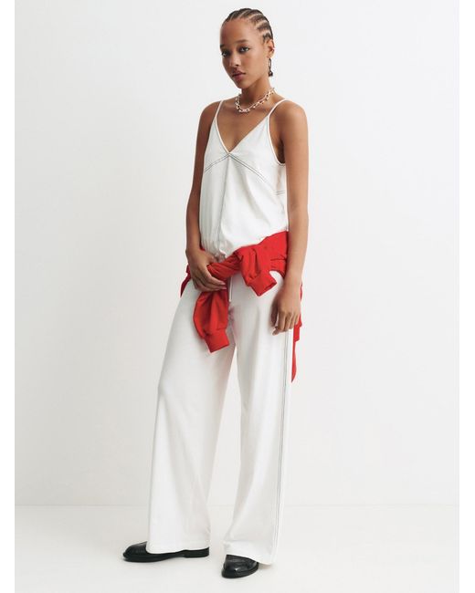 Pull&Bear White Hose
