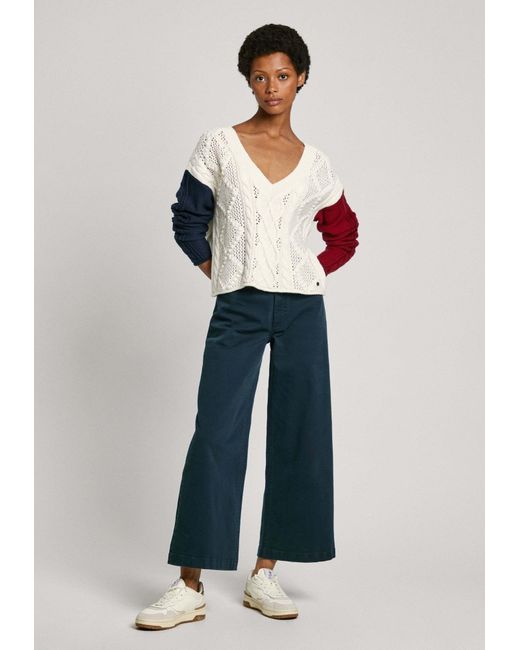 Pepe Jeans White Pullover Hada