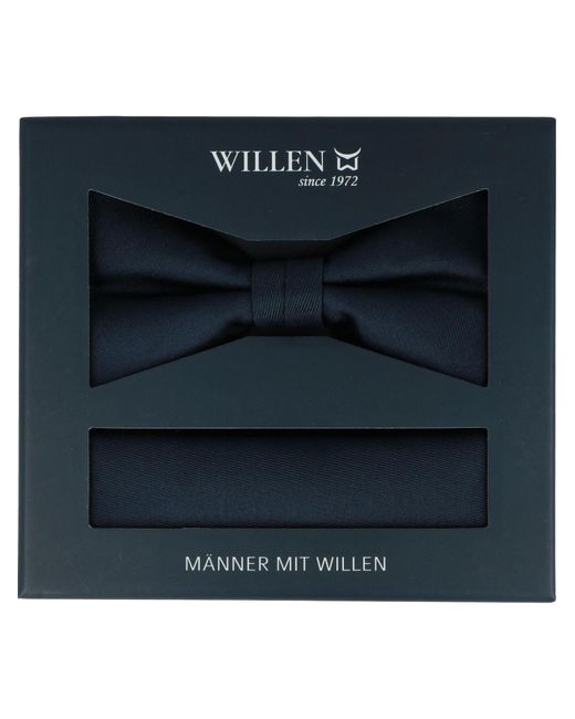 Willen Fliege Set: Uni in Blue für Herren