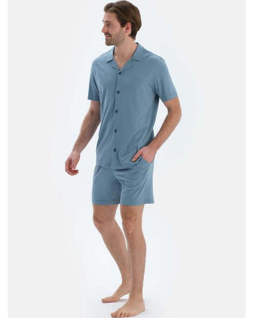 Dagi Pyjama in Blue für Herren