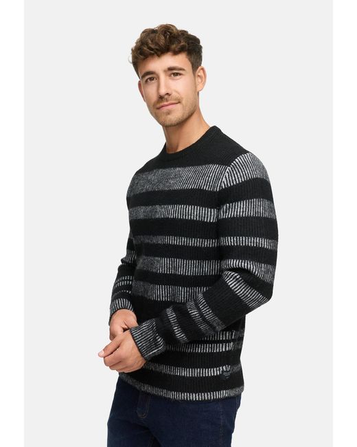INDICODE Pullover Inkalle in Black für Herren