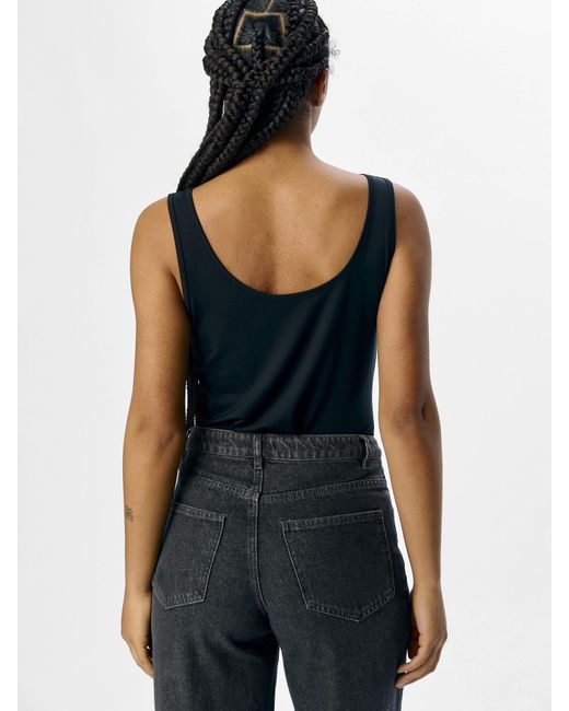 Object Black Top Objleena