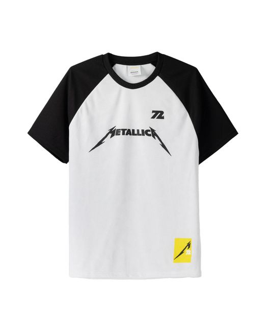 Bershka T-shirt 'metallica' in Black für Herren