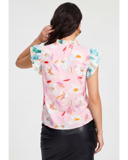 faina Pink Bluse