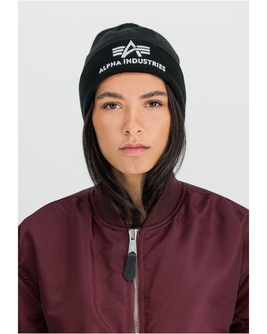 Alpha Industries Mütze in Black für Herren