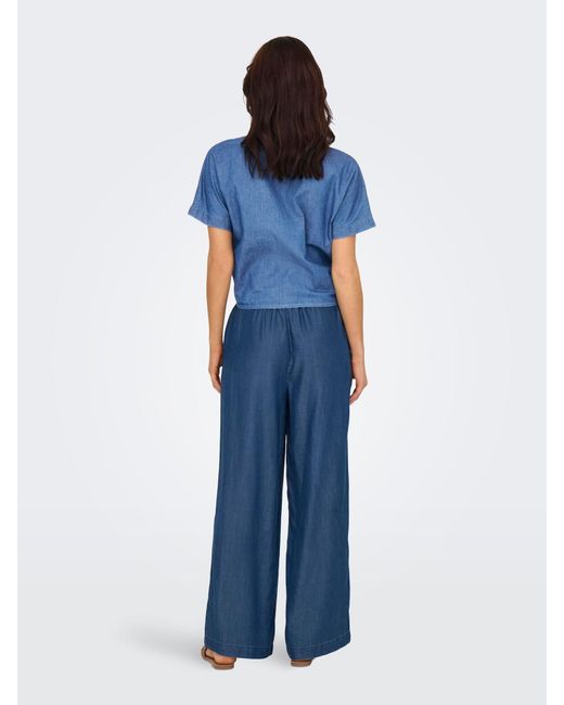 ONLY Blue Bluse 'Onlnova'