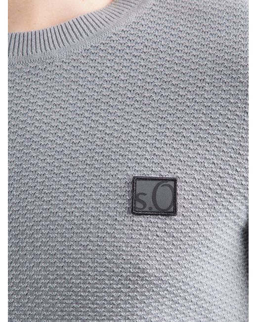 S.oliver Pullover in Gray für Herren